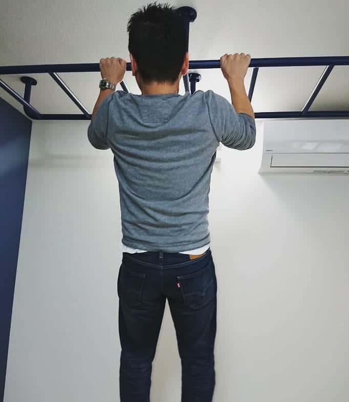 Niños Gimnasia Escalera de Techo Horizontal 55cm Slim Blanco 2/7