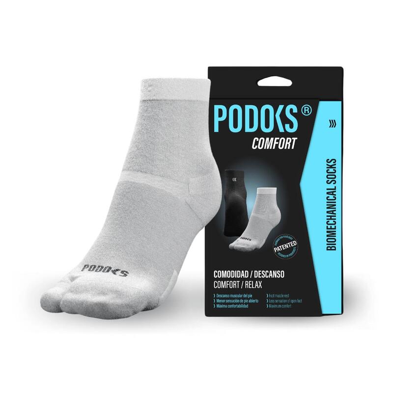Calcetines Biomecánicos PODOKS Comfort H3 Negros