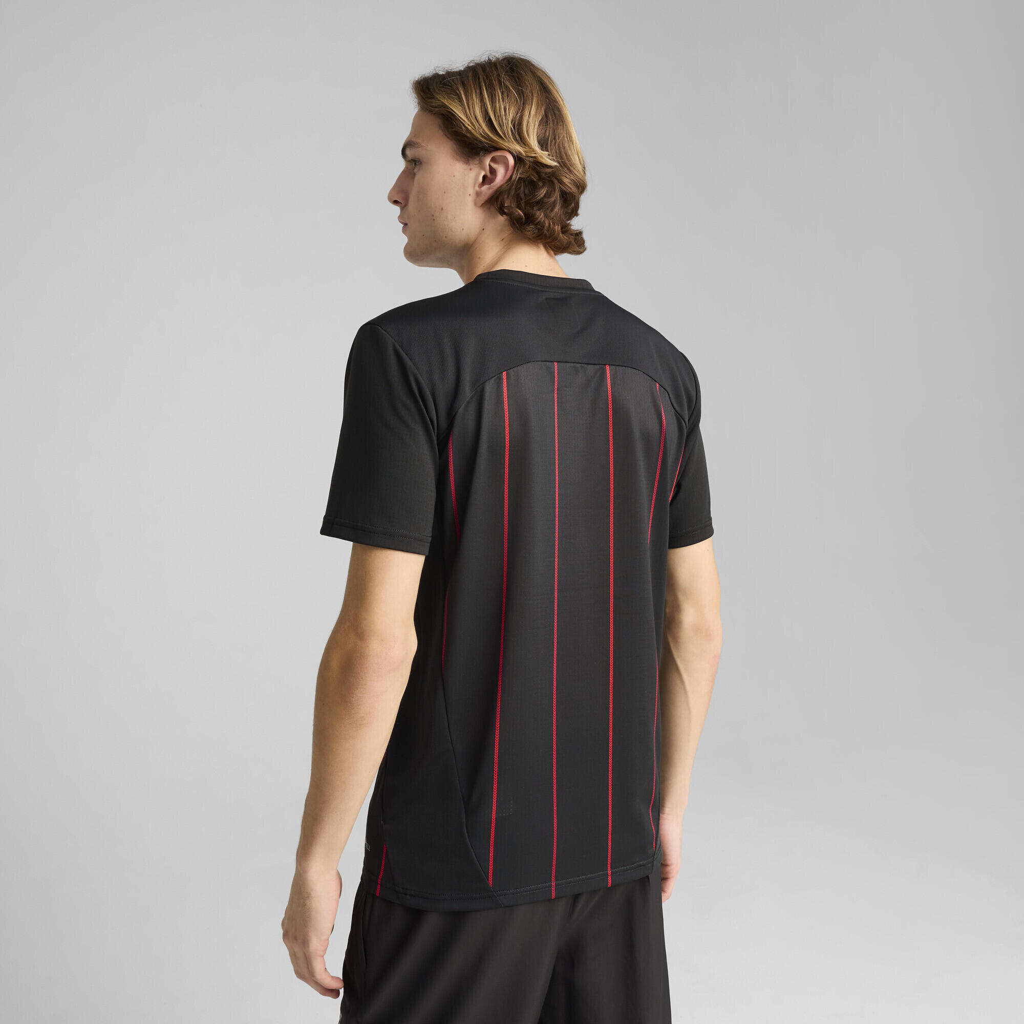 AC Mailand Aufwärmtrikot Herren PUMA Black For All Time Red 5/7
