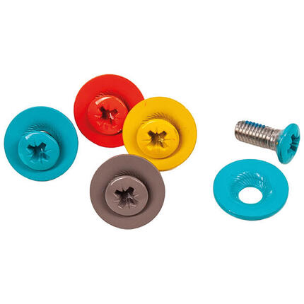 F2 Snowboard Zubehör Screw Set - 16-teilig Schrauben Set Bunt 2024/25