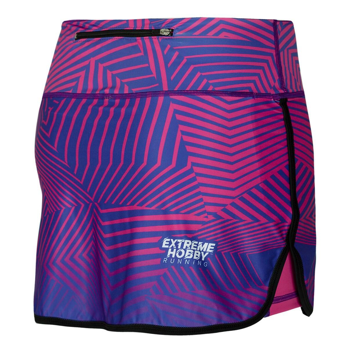 Jupe running avec short intégré femme EXTREME HOBBY CALEIDOSCOPE 2/6