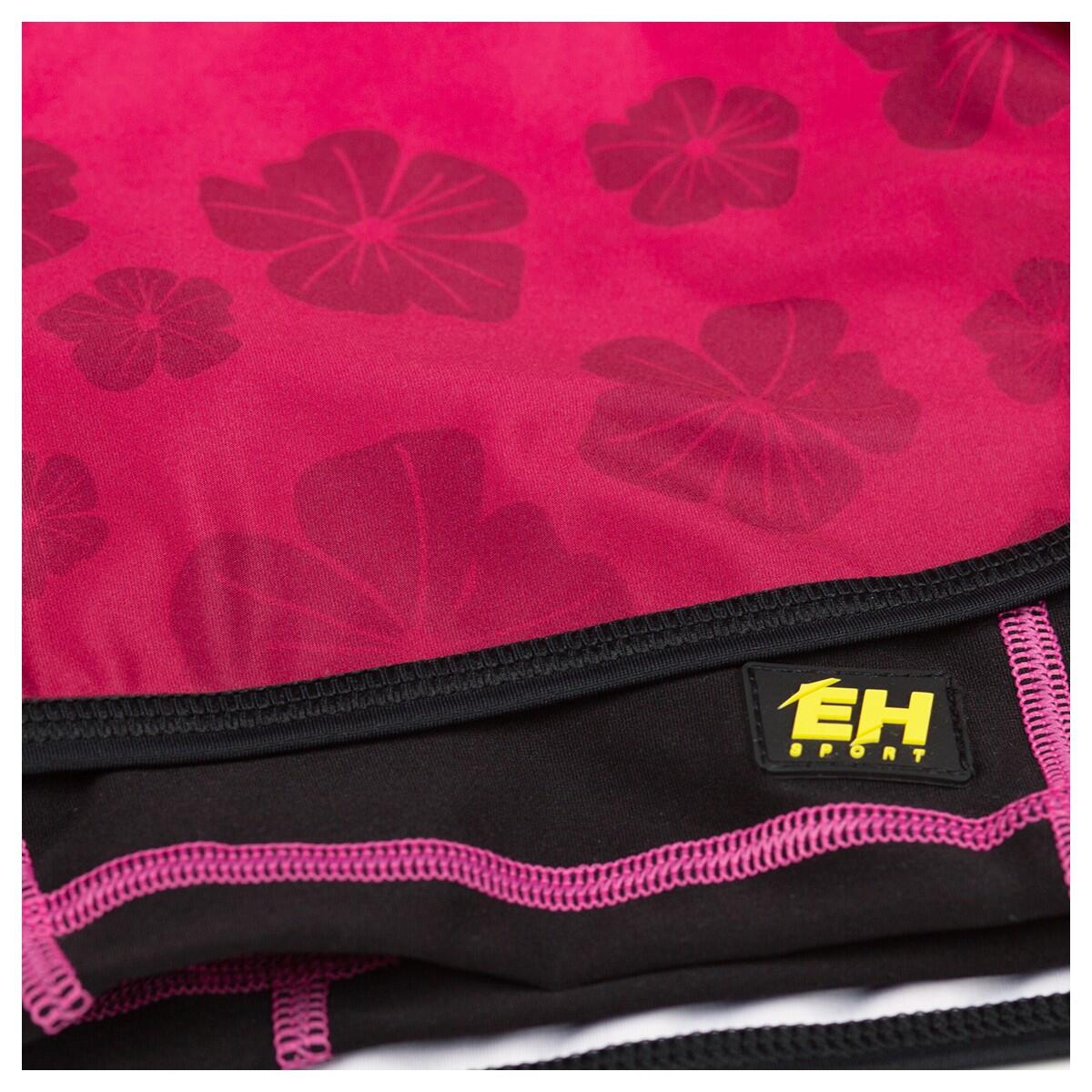 Gonna da running da donna con pantaloncini integrati EXTREME HOBBY FLOWERS 4/6