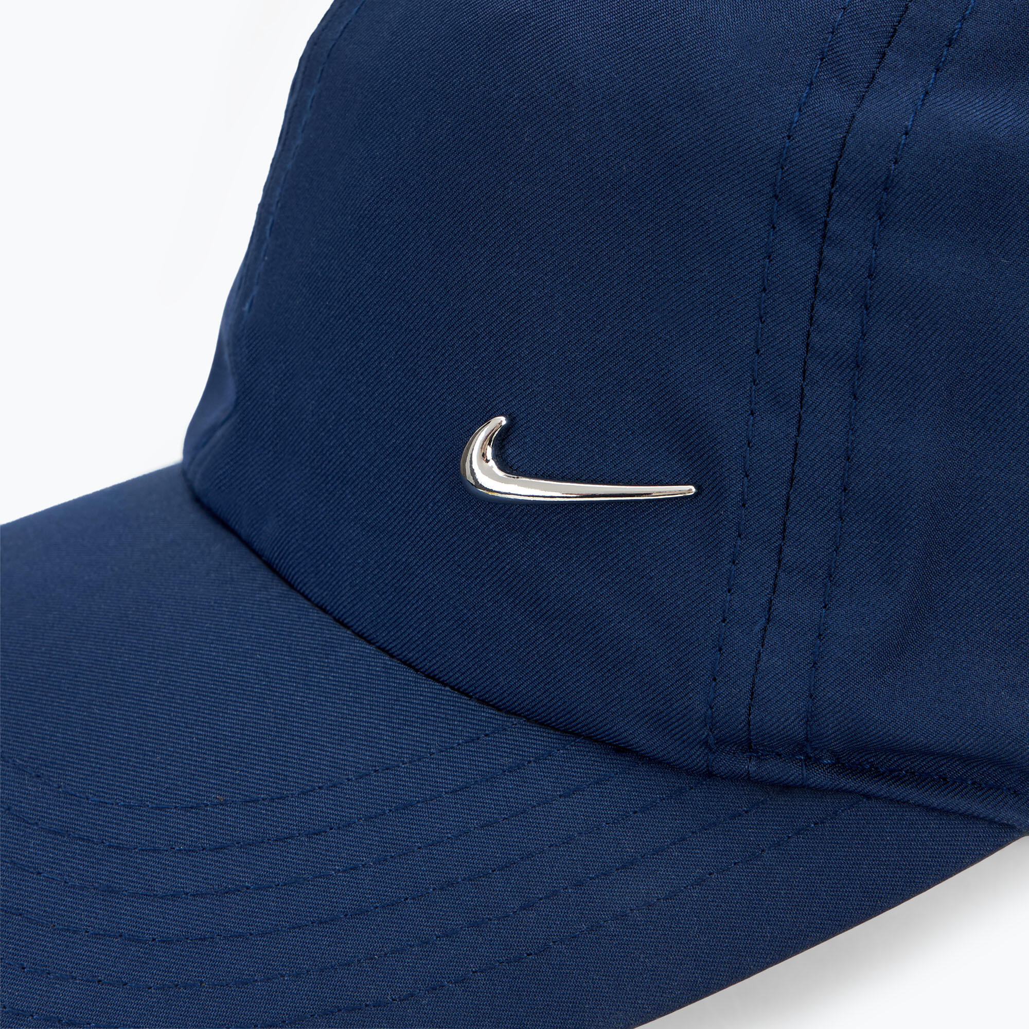 Casquette Nike Dri-FIT Club Unstructured Metal Swoosh, Bleu, Enfants 3/5