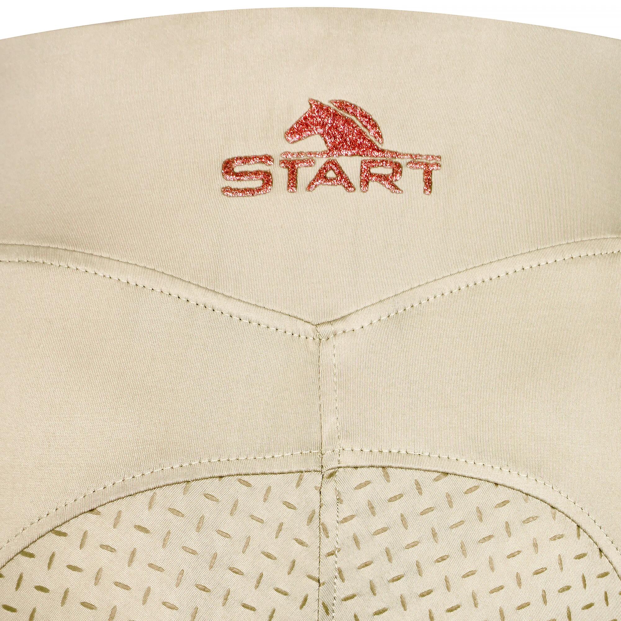 Leggings da equitazione da donna START Medway con seduta completa 4/5