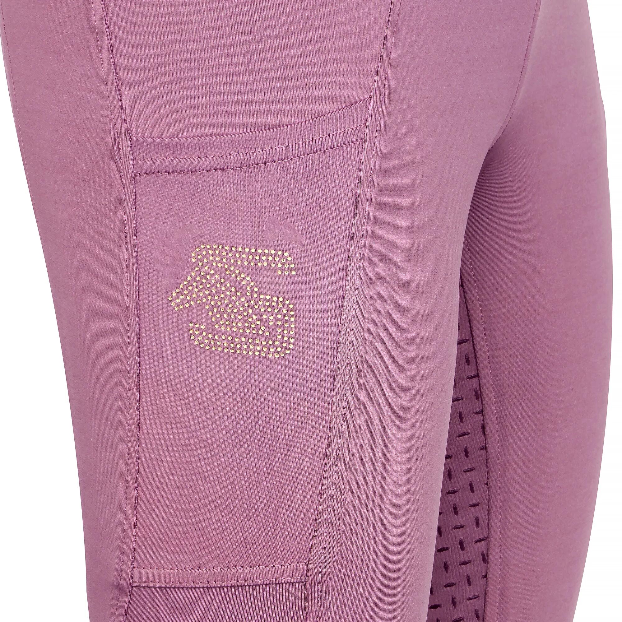 Leggings da equitazione da donna START Medway con seduta completa 3/5