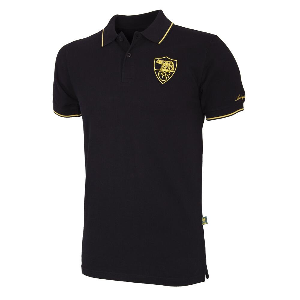 COPA FOOTBALL Polo - Heren - AS Roma Heritage - Zwart