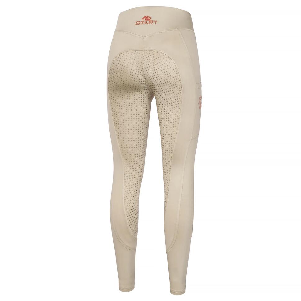 Legginsy jeździeckie damskie z pełnym lejem START Medway