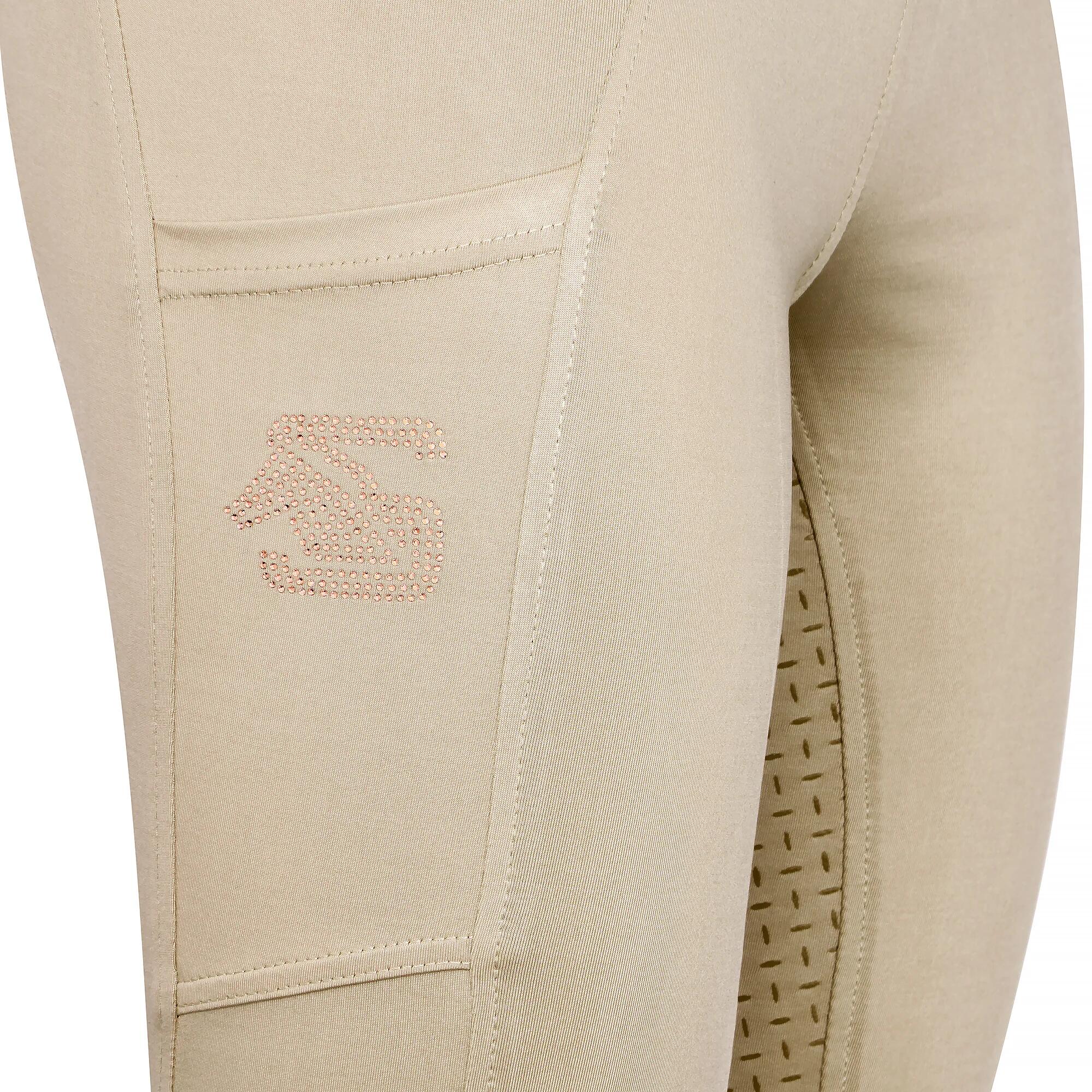 Leggings da equitazione da donna START Medway con seduta completa 3/5
