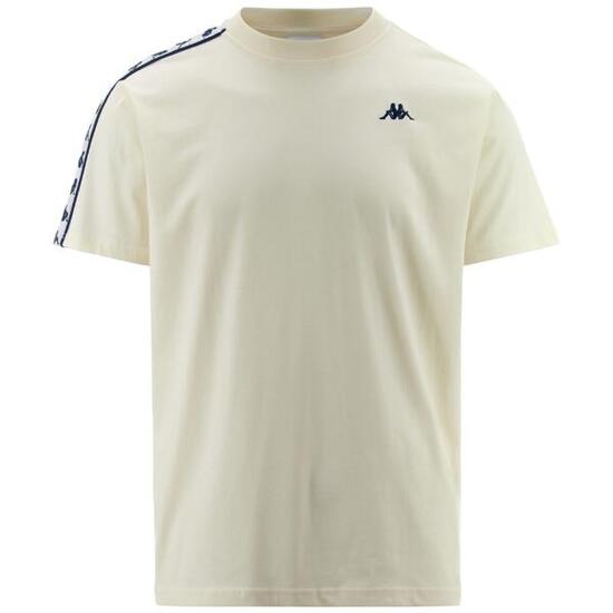 T shirt maglietta da uomo in cotone bianco da sport street