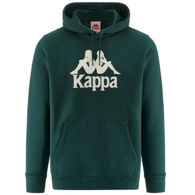 Felpa da uomo in cotone verde da sport street