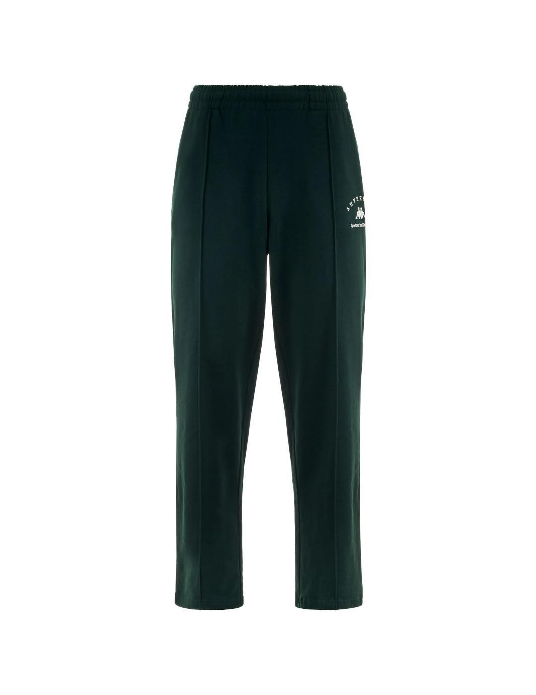 Pantaloni tuta da uomo in cotone verde da sport street 2/5