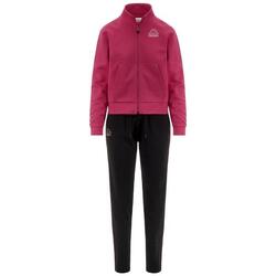 Survêtement manches longues femme Famali noir, fuchsia