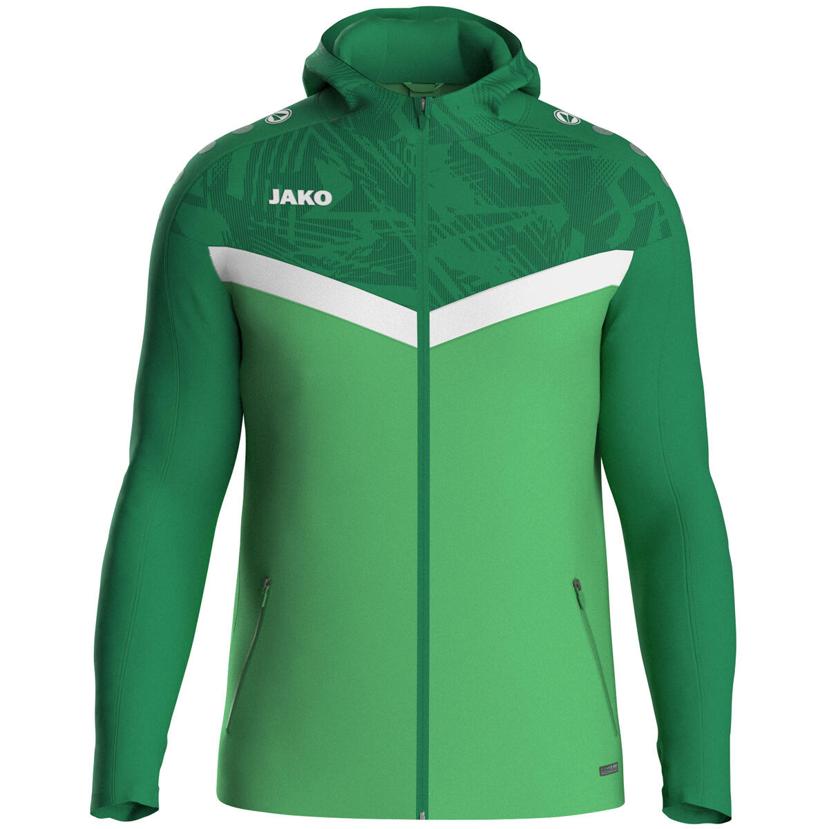 JAKO Kinder trainingsjack met capuchon en volledige ritssluiting Jako Iconic