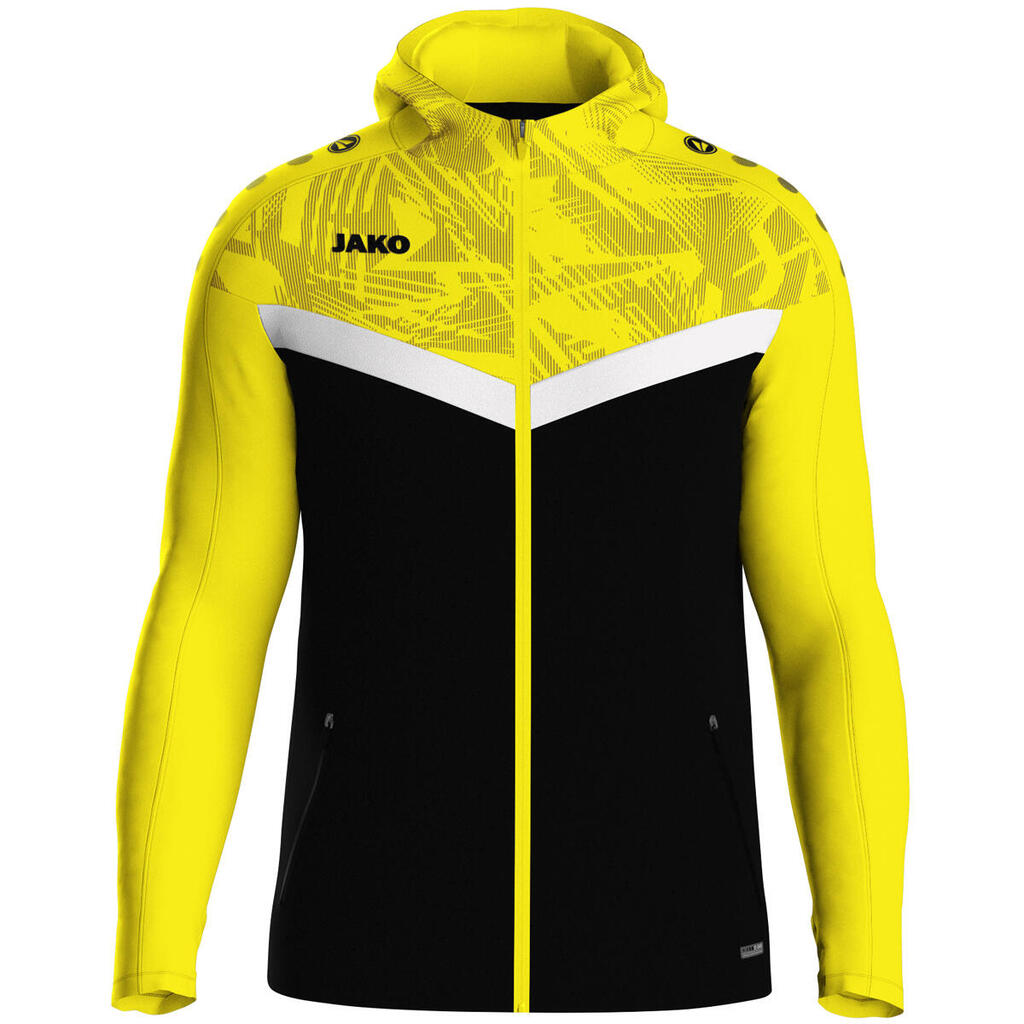 Children's full-zip hooded tracksuit jacket Jako Iconic