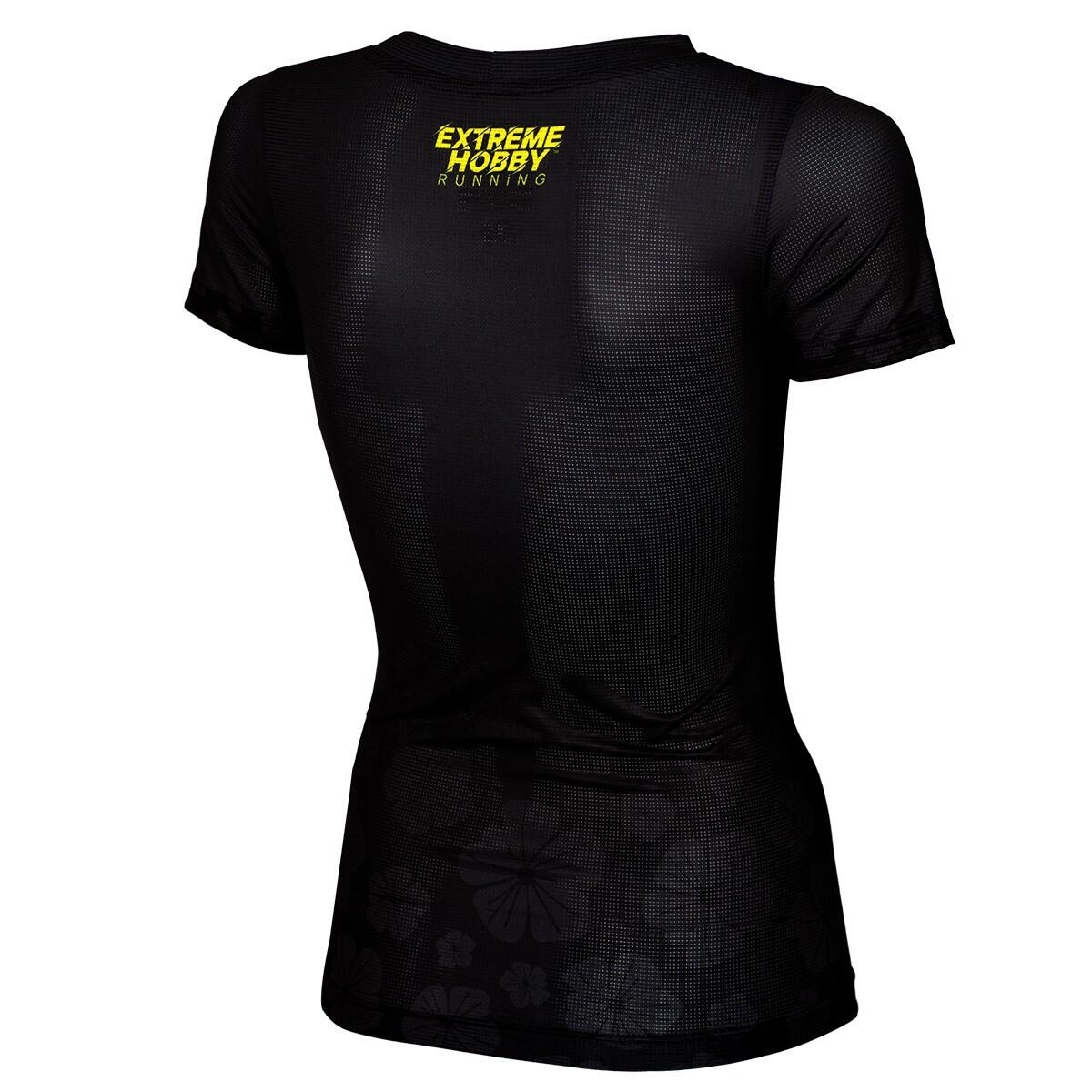 Maillot de running à manches courtes pour femme EXTREME HOBBY FLOWERS 2/5