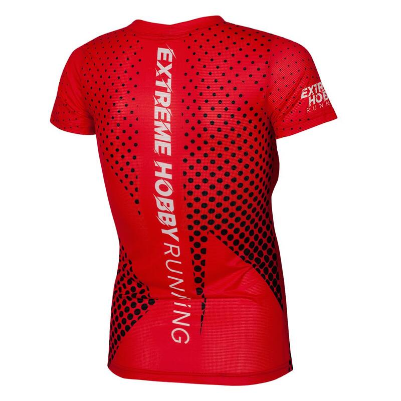 T-shirt de running pour femmes à manches courtes EXTREME HOBBY HALFTONE