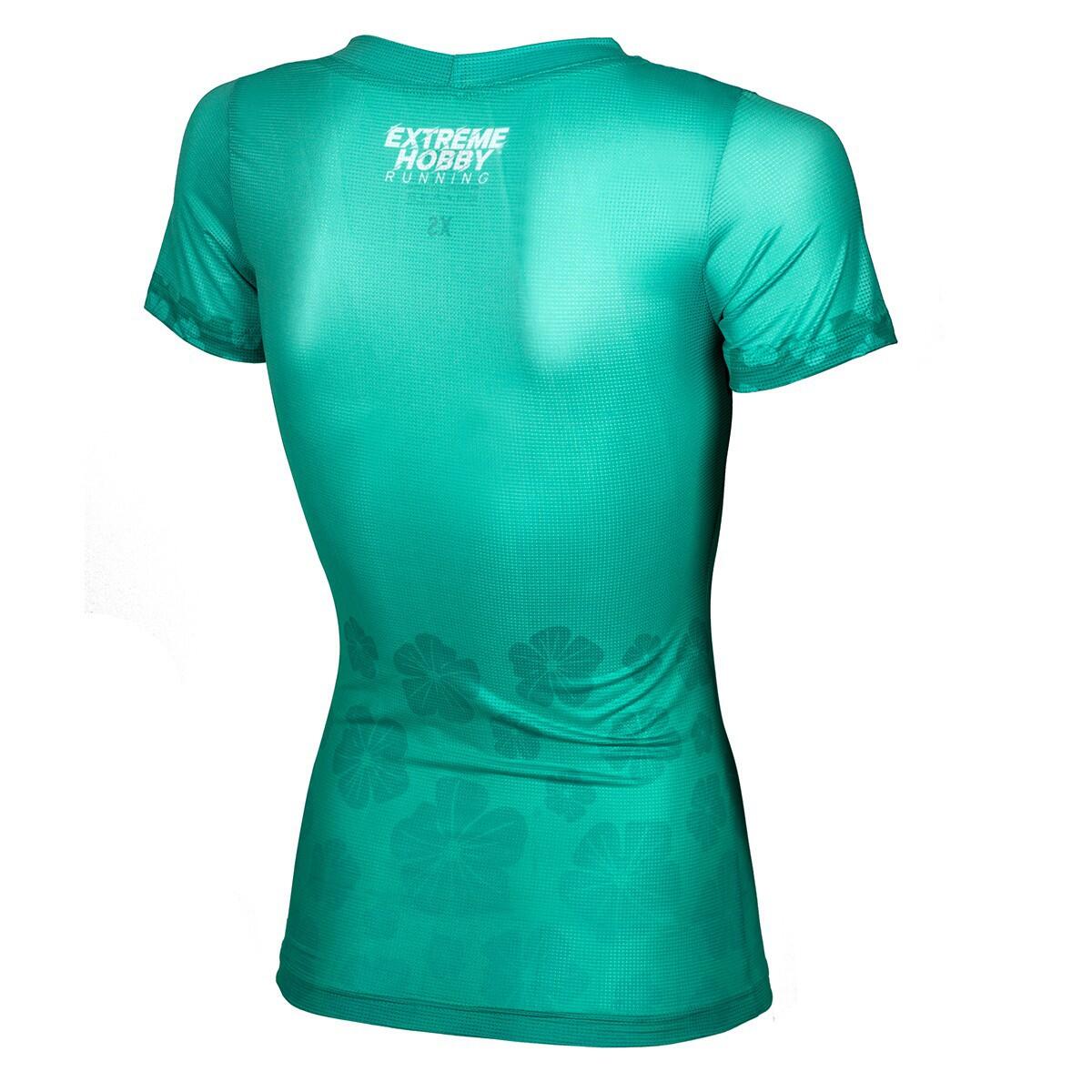 Loopshirt voor dames met korte mouwen EXTREME HOBBY FLOWERS 2/7