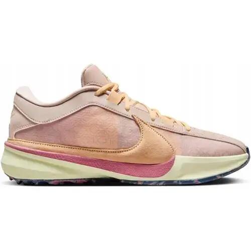 Nike Zoom Freak 5 Basketball Shoes Fossil Stone/Celestial Gold/Alabaster