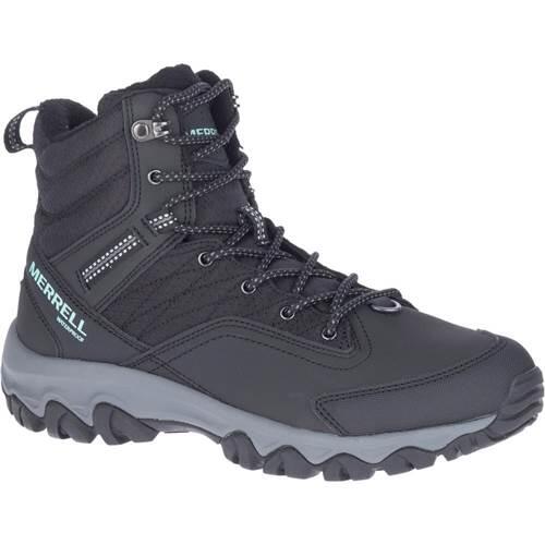 Sapatos de caminhada para mulher merrell akita mid wp