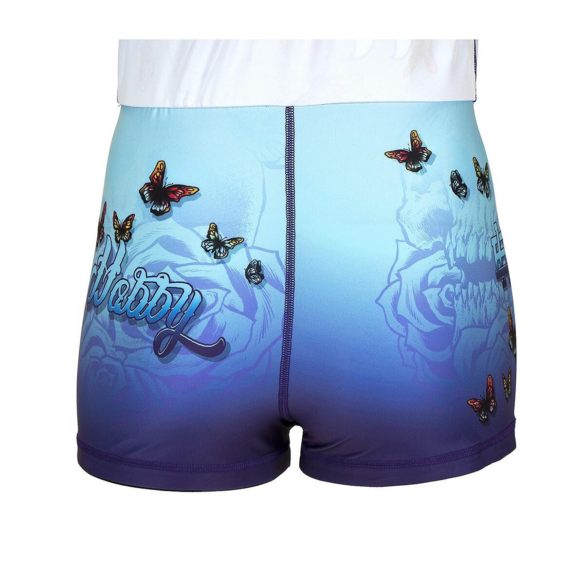 Sportrok voor dames met geïntegreerde short EXTREME HOBBY SKULL 5/7