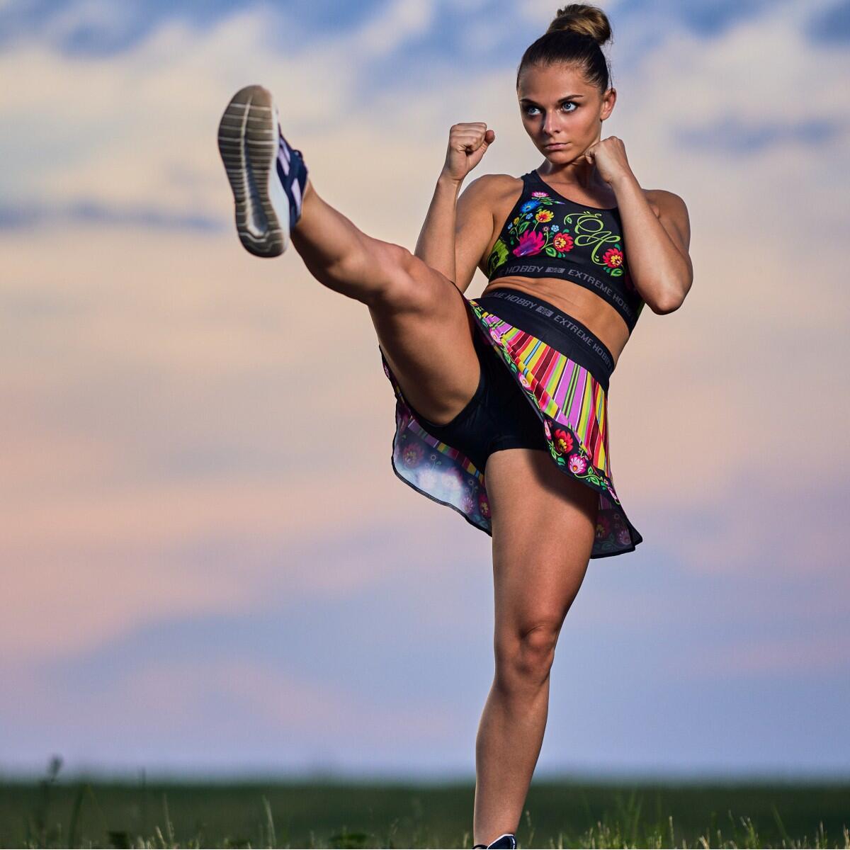 Jupe de sport avec short intégré pour femme EXTREME HOBBY FOLK 3/7