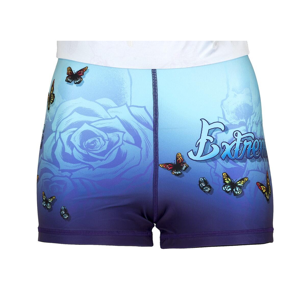 Sportrok voor dames met geïntegreerde short EXTREME HOBBY SKULL 2/7