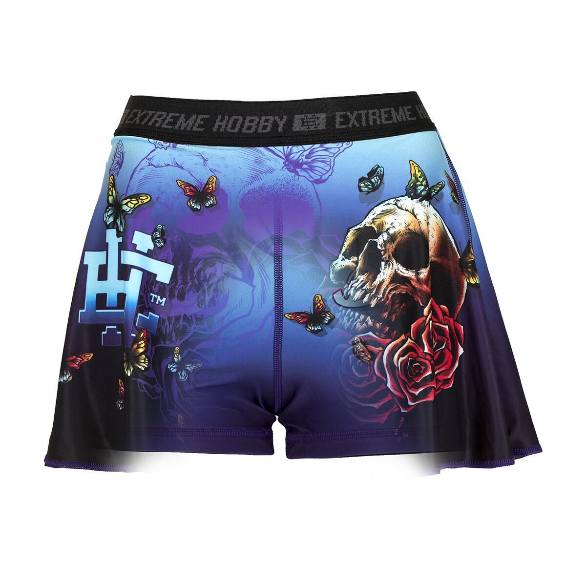 Sportrok voor dames met geïntegreerde short EXTREME HOBBY SKULL 6/7