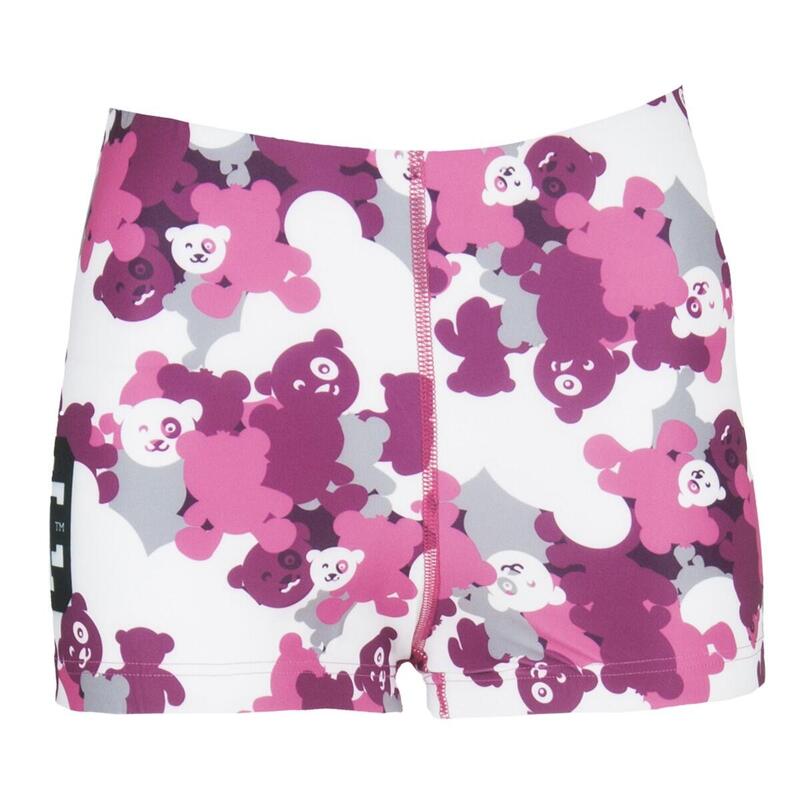 Jupe avec short intégré pour fitness et gym EXTREME HOBBY PINK TEDDY BEAR