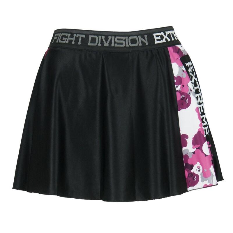 Jupe avec short intégré pour fitness et gym EXTREME HOBBY PINK TEDDY BEAR