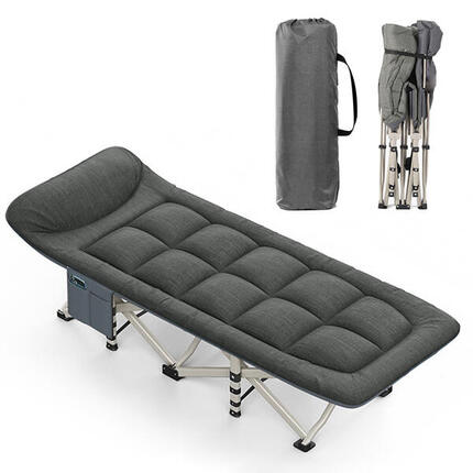 Feldbett Campingbett 200 kg Liege Gästebett Klappliege