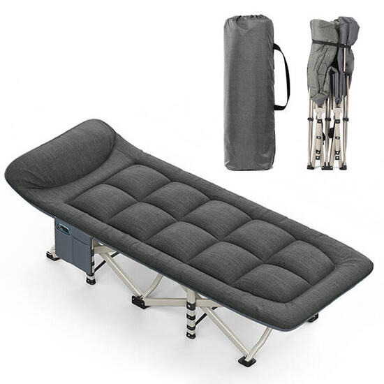 Feldbett Campingbett 200 kg Liege Gästebett Klappliege