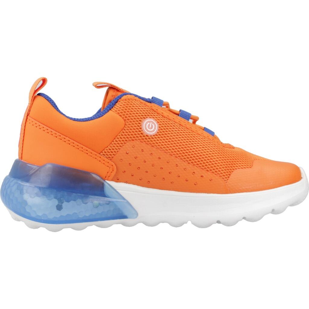 Baskets Geox Modèle J Activart Illuminus Couleur Orange 4/5