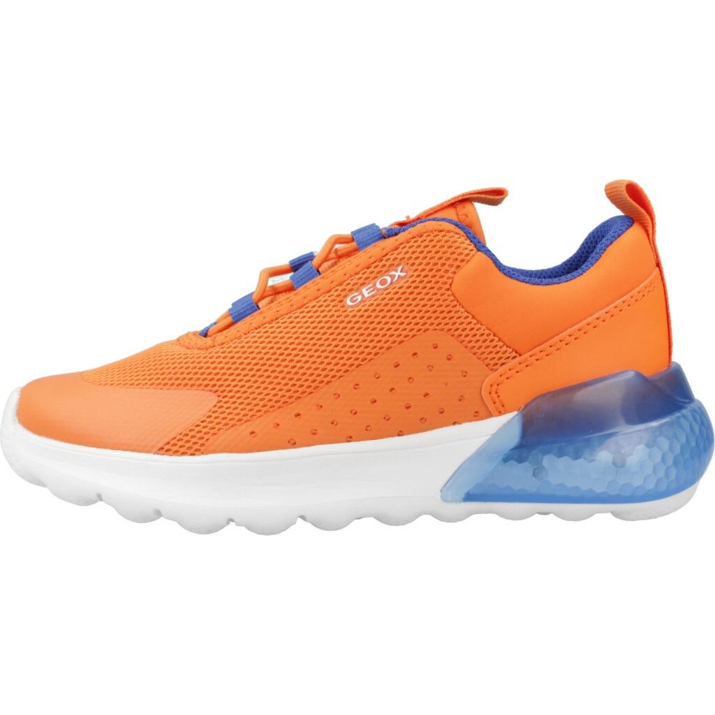 Baskets Geox Modèle J Activart Illuminus Couleur Orange 2/5