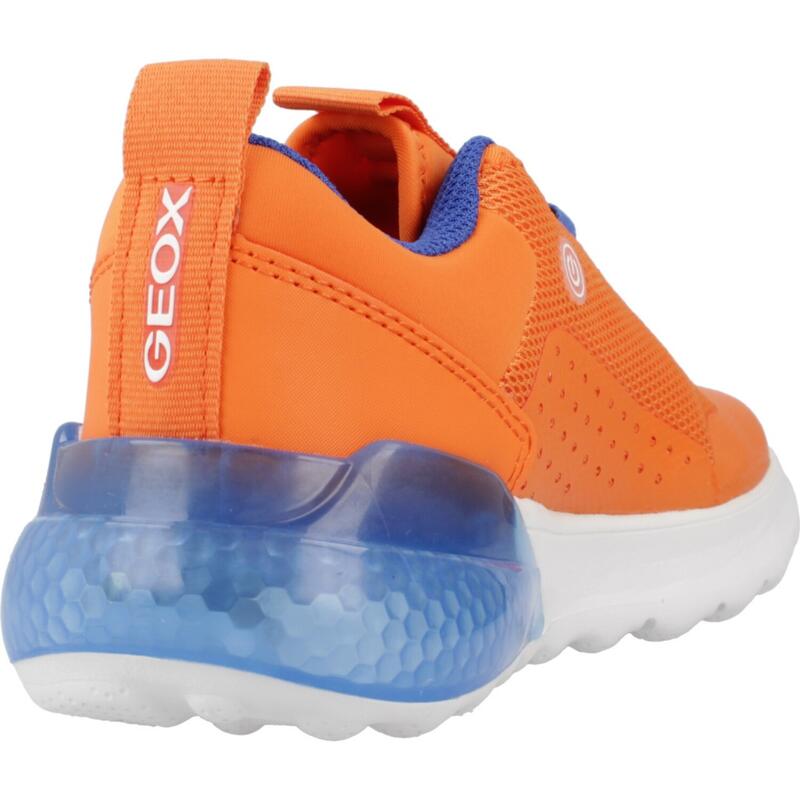 Pantofi Sport Geox Model J Activart Illuminus Culoare Portocale