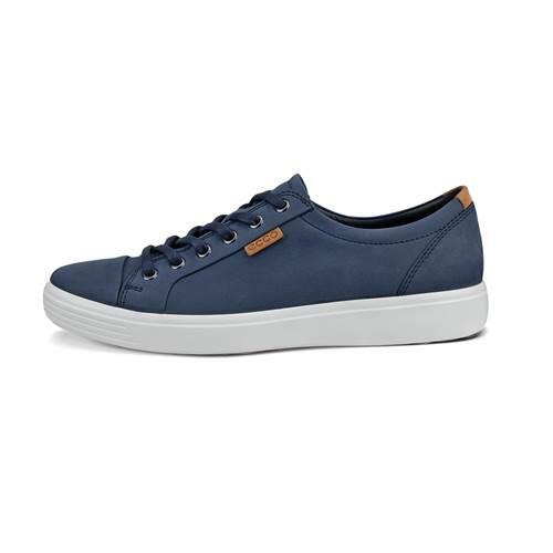 Ecco - Chaussures Universel Hommes Ecco Sneaker Mens Soft 7 - Baskets - Bleu - 47 - Decathlon