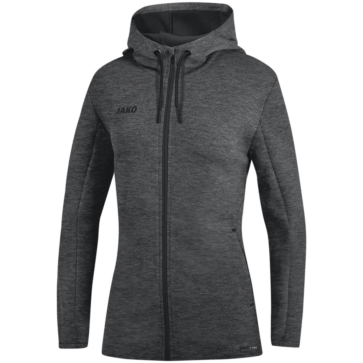 Jako - Veste Jako Femme À Capuche Premium Basics - Veste - Gris|marron - Decathlon