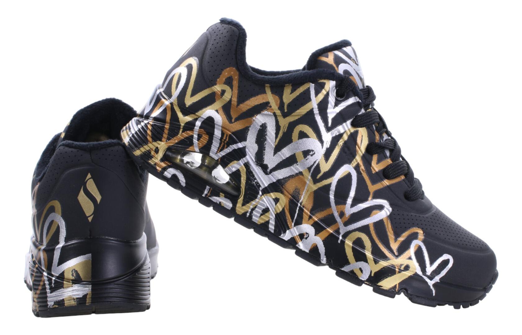 SKECHERS UNO METALLIC LOVE Damenschuhe 3/4