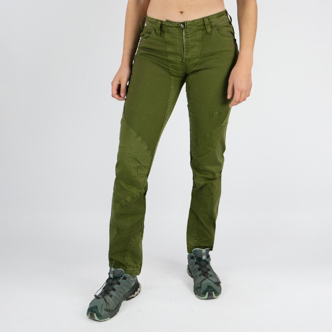 JEANSTRACK Pantaloni da arrampicata - trekking tardor smerald woman