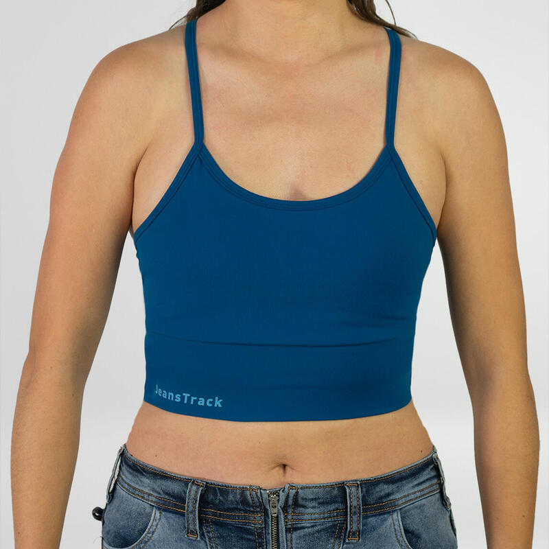 Top Deportivo Jeanstrack Navy femme