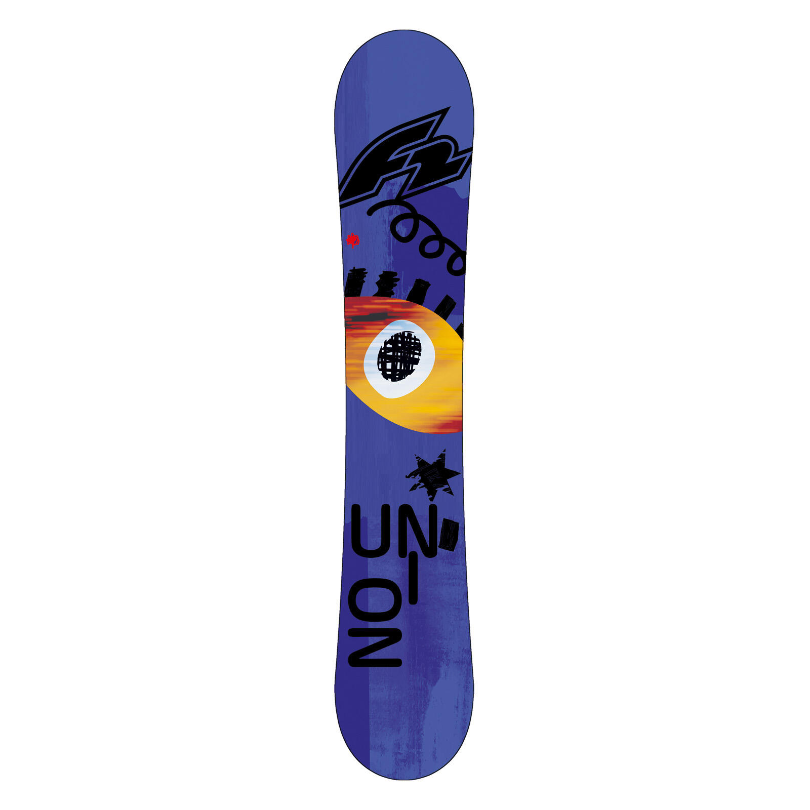 F2  Snowboard TNT Freeride/Freestyle 153 cm  Schwarz 2025 2/2