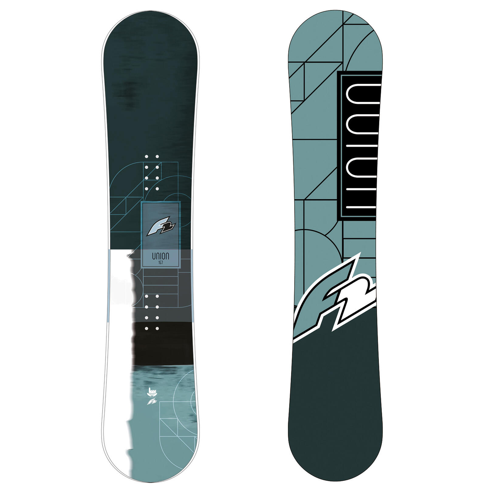 F2 F2 Junior Snowboard Union - Rookie Boy Freeride/Freestyle 145 cm  Aqua 2025