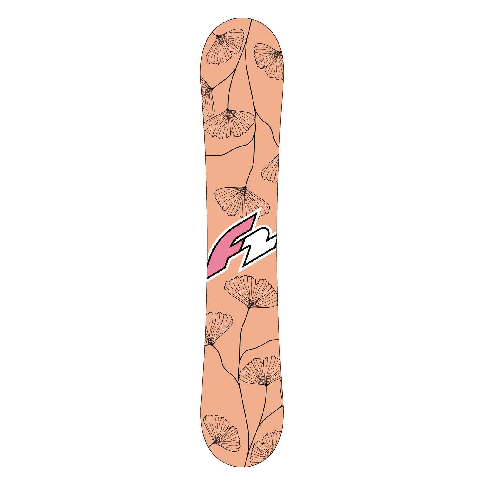 F2 Damen Snowboard White Deck Freeride/Freestyle 147 cm  Weiß 2025 2/2