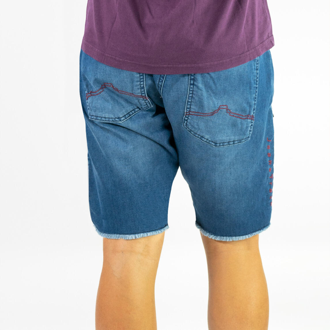 Klimbroek - trekking Montes korte jeans iris man 2/5