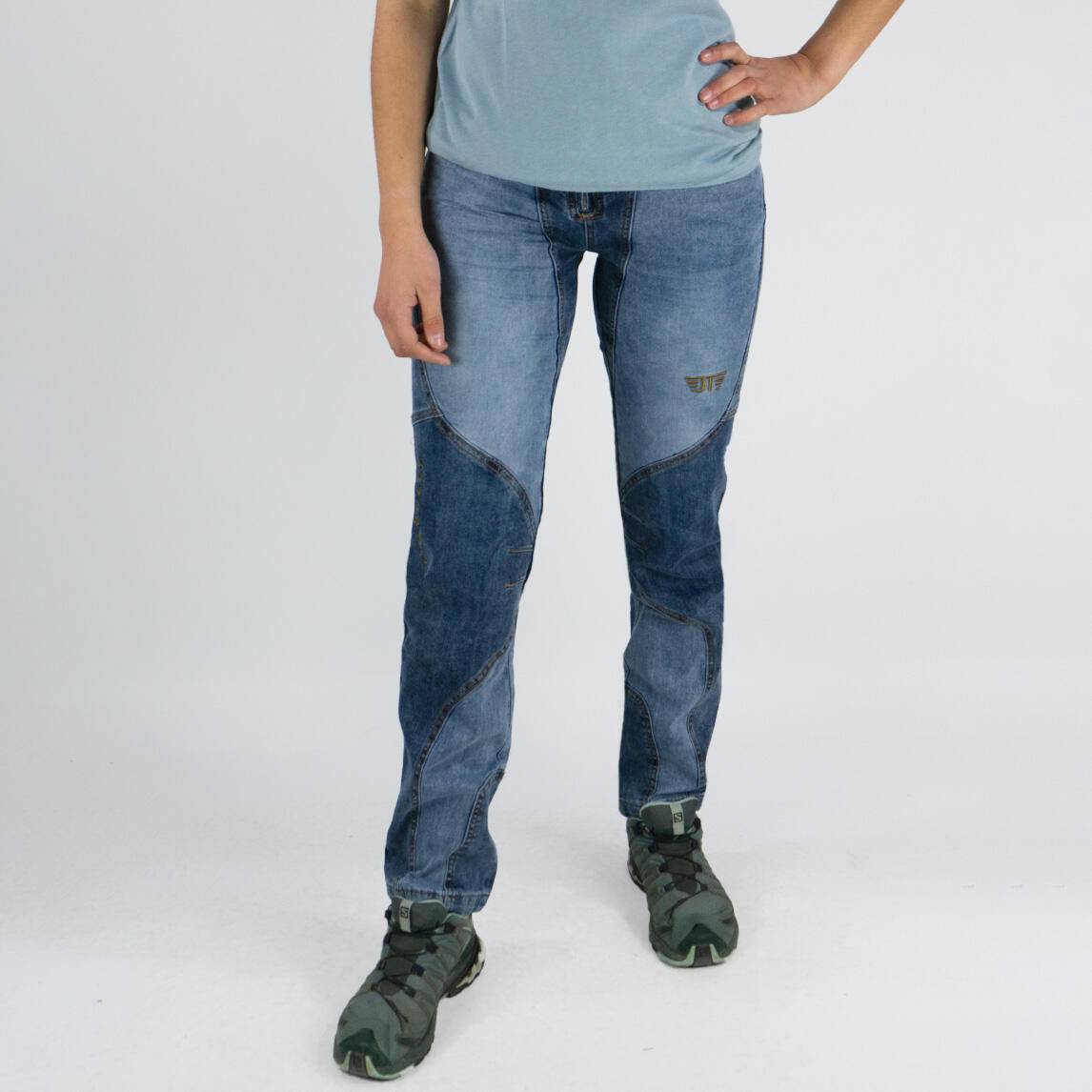 JEANSTRACK Klimbroek - trekking tardor jeans vrouw