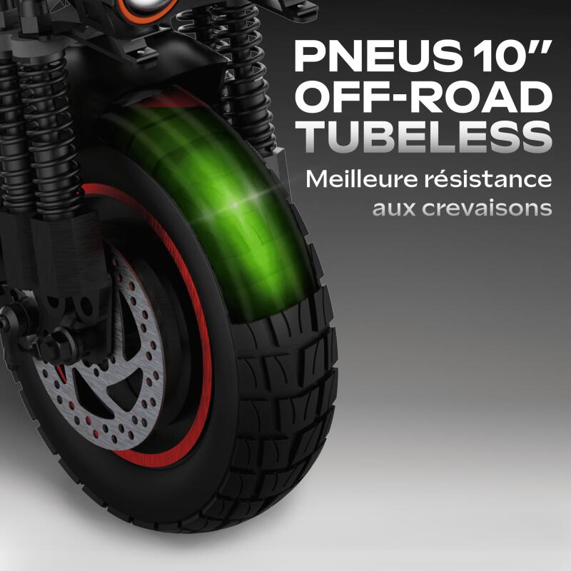 ECross Pro BOOST 2  – Trottinette électrique 10" 2x800W 50km