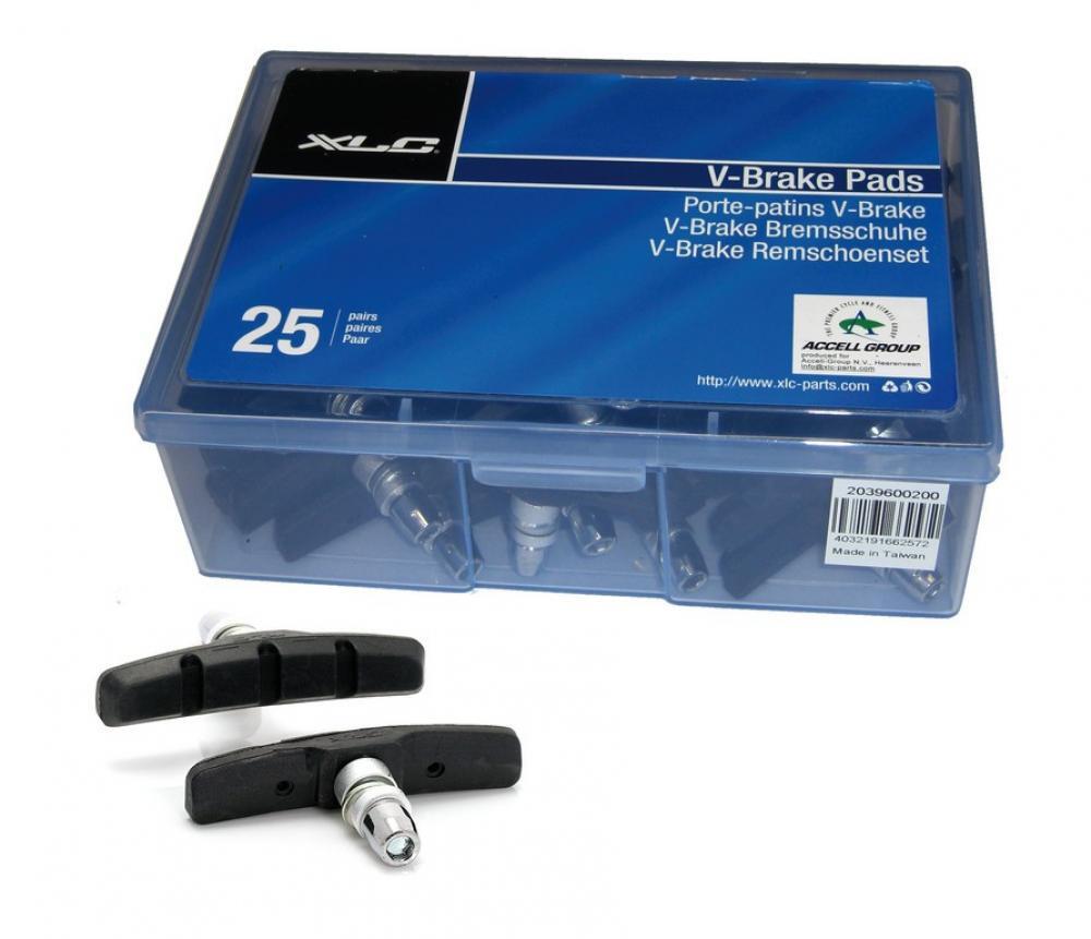 Packungen mit 25 Bremsklötzen XLC BS-V01 Vbrake 2/2