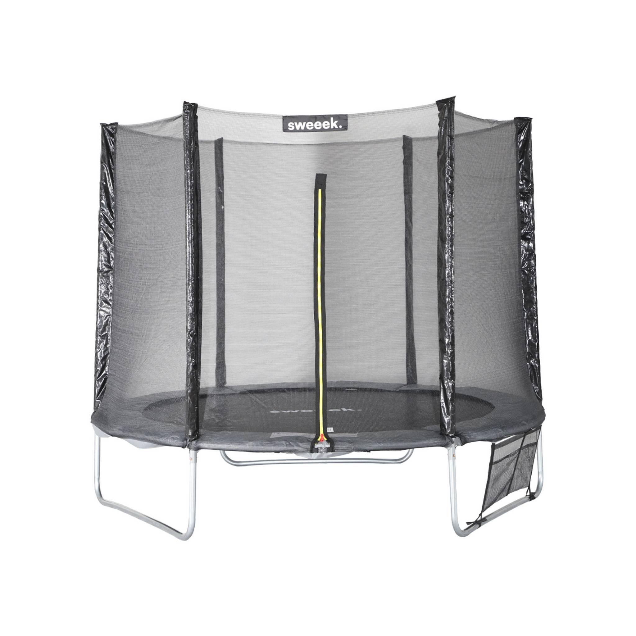 Trampolino 250cm con confezione di accessori, Grigio 5/6