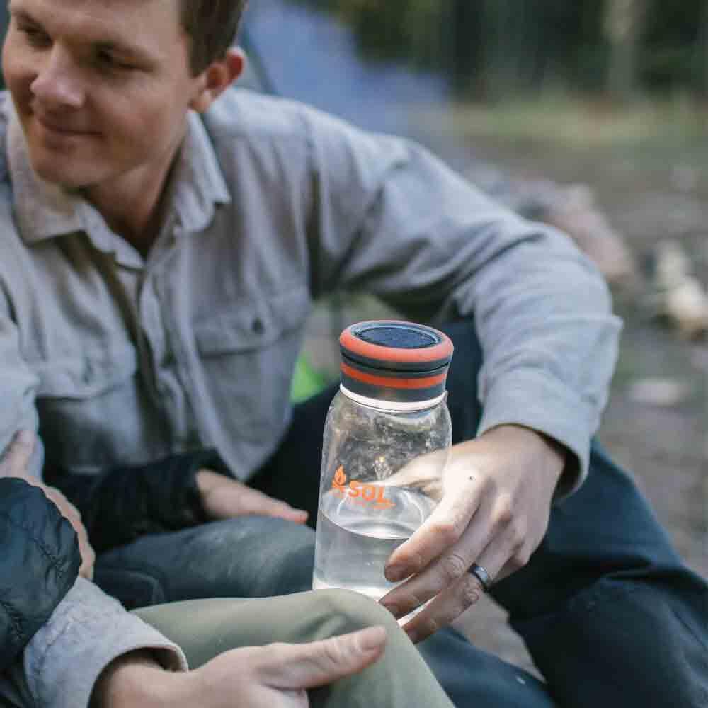 Solar Water Bottle Lantern