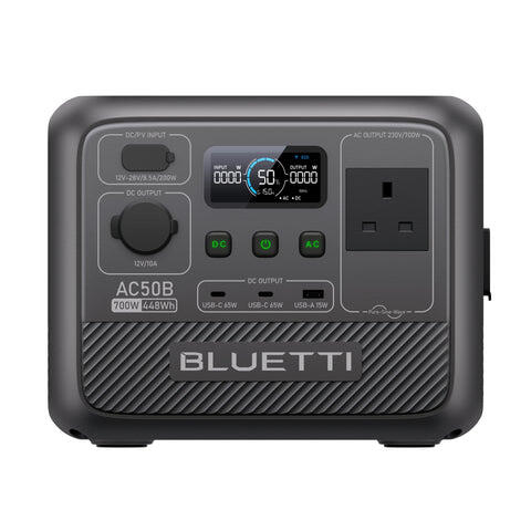 BLUETTI BLUETTI Portable Power Station AC50B,700W/448Wh, for Camping, Emergency,Travel