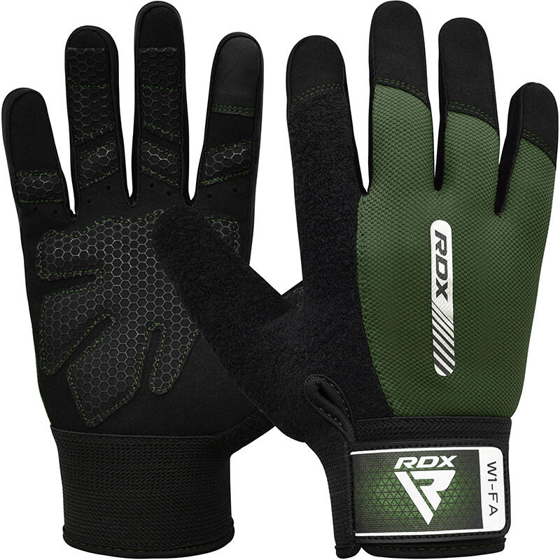 RDX SPORTS Trainingshandschuhe W1 - extra griffig - Grün - L